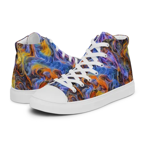 Mercury Mirage on a Men's High Top Canvas Shoes