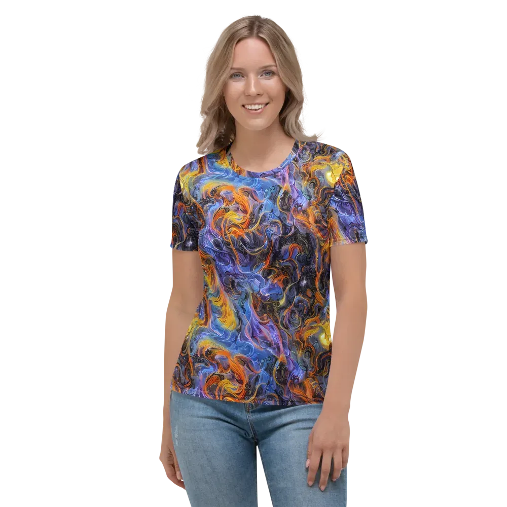 Mercury Mirage on Women's Crew Neck T-Shirt — Front