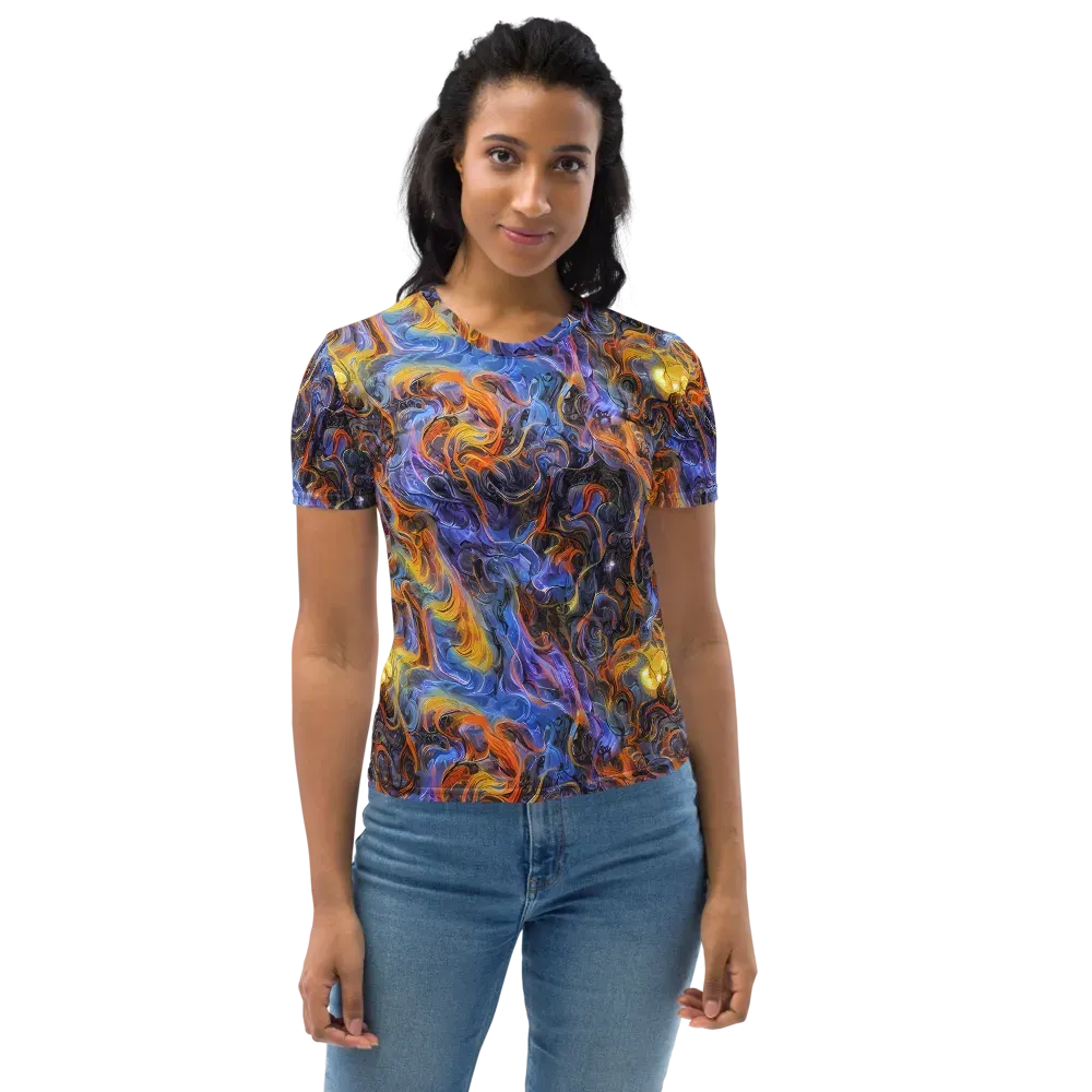Mercury Mirage on Women's Crew Neck T-Shirt — Front