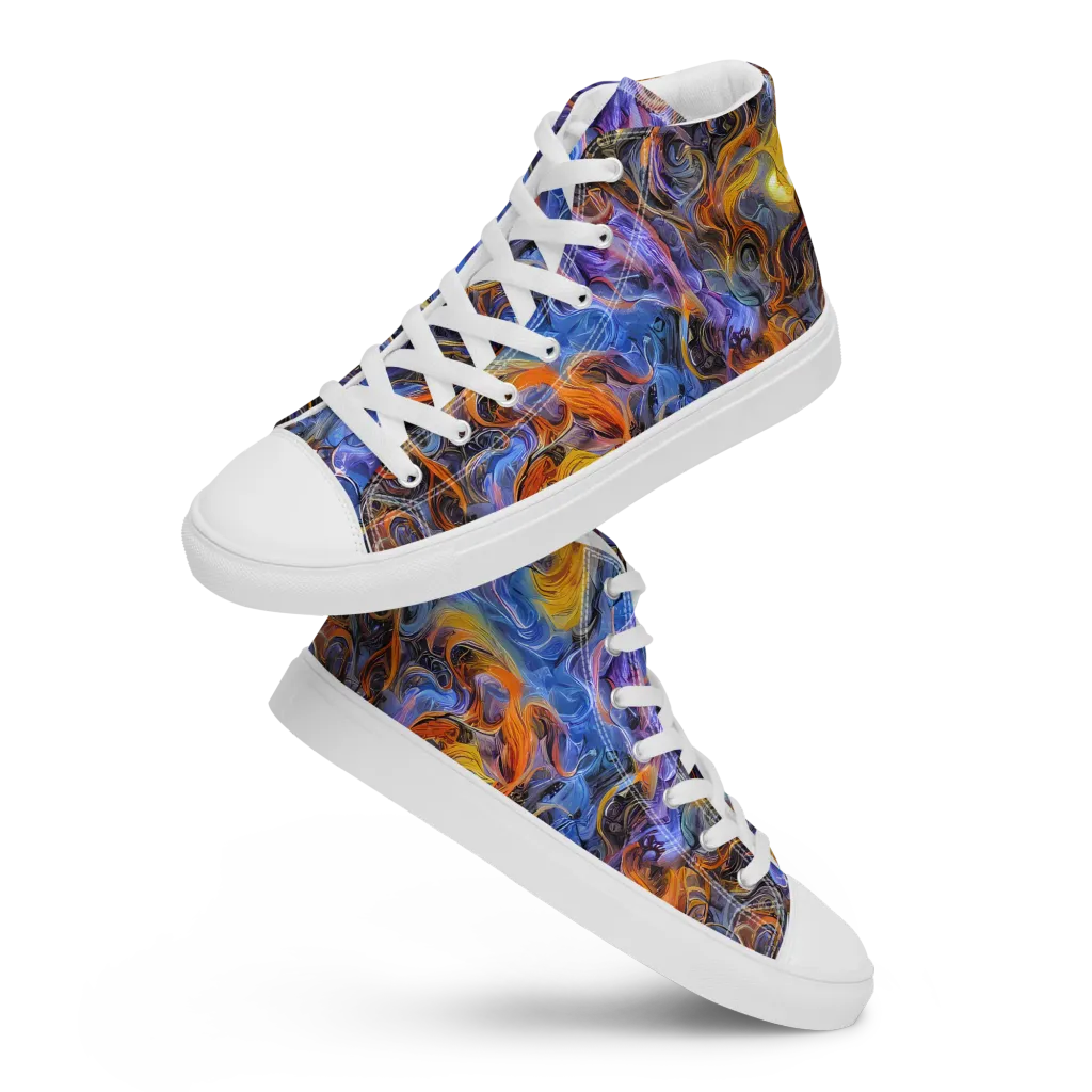 Mercury Mirage on Women's High Top Canvas Shoes — Front
