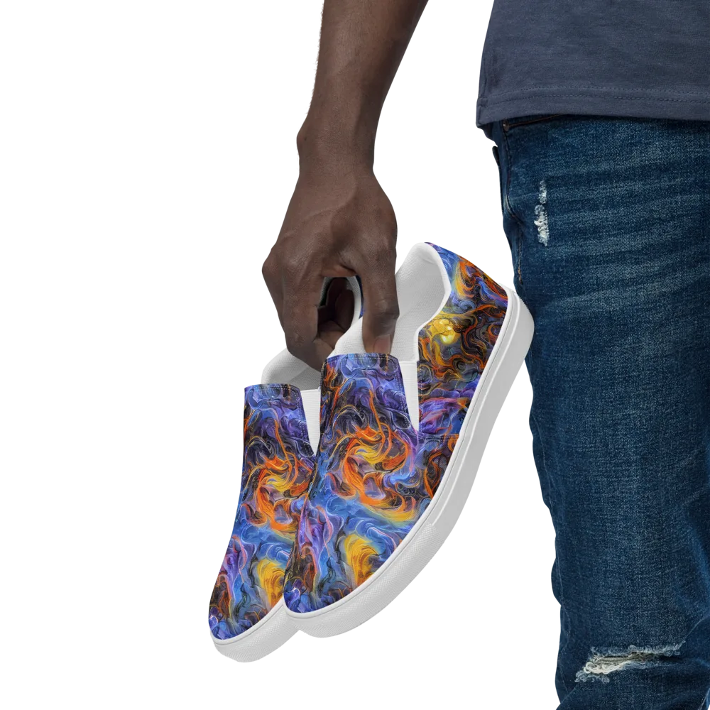 Mercury Mirage on Men's Slip-On Canvas Shoes — Left Front