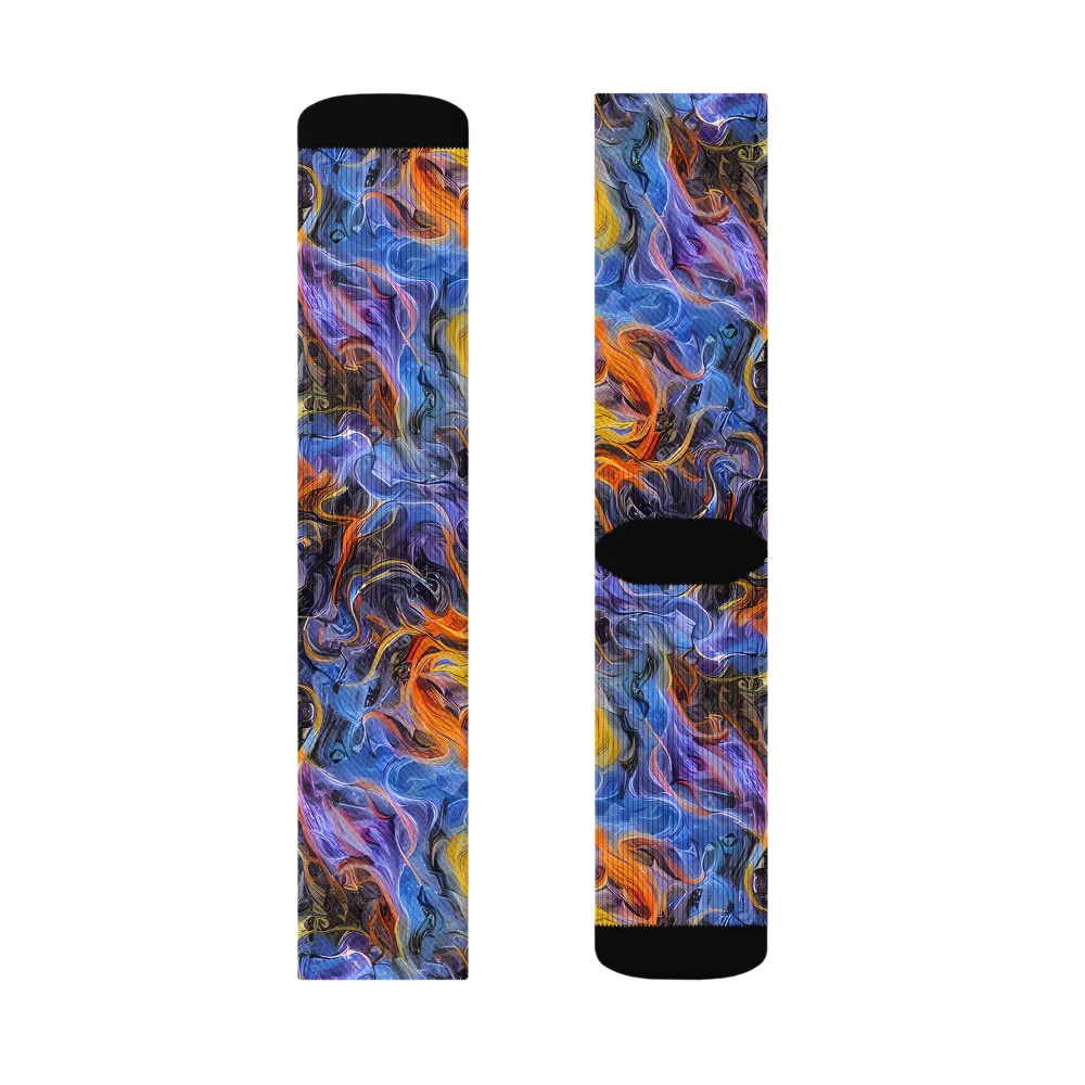 Mercury Mirage on Socks — Left Sock