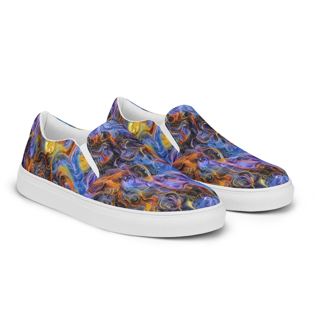 Mercury Mirage on Women's Slip-On Canvas Shoes — Right Front