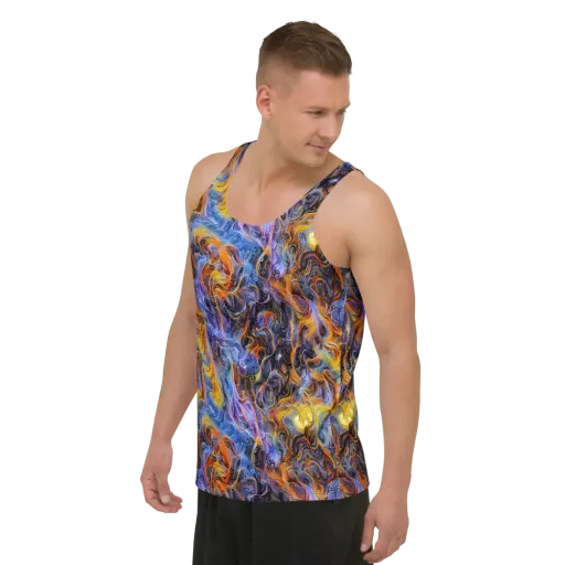 Mercury Mirage on a Men's Tank Top