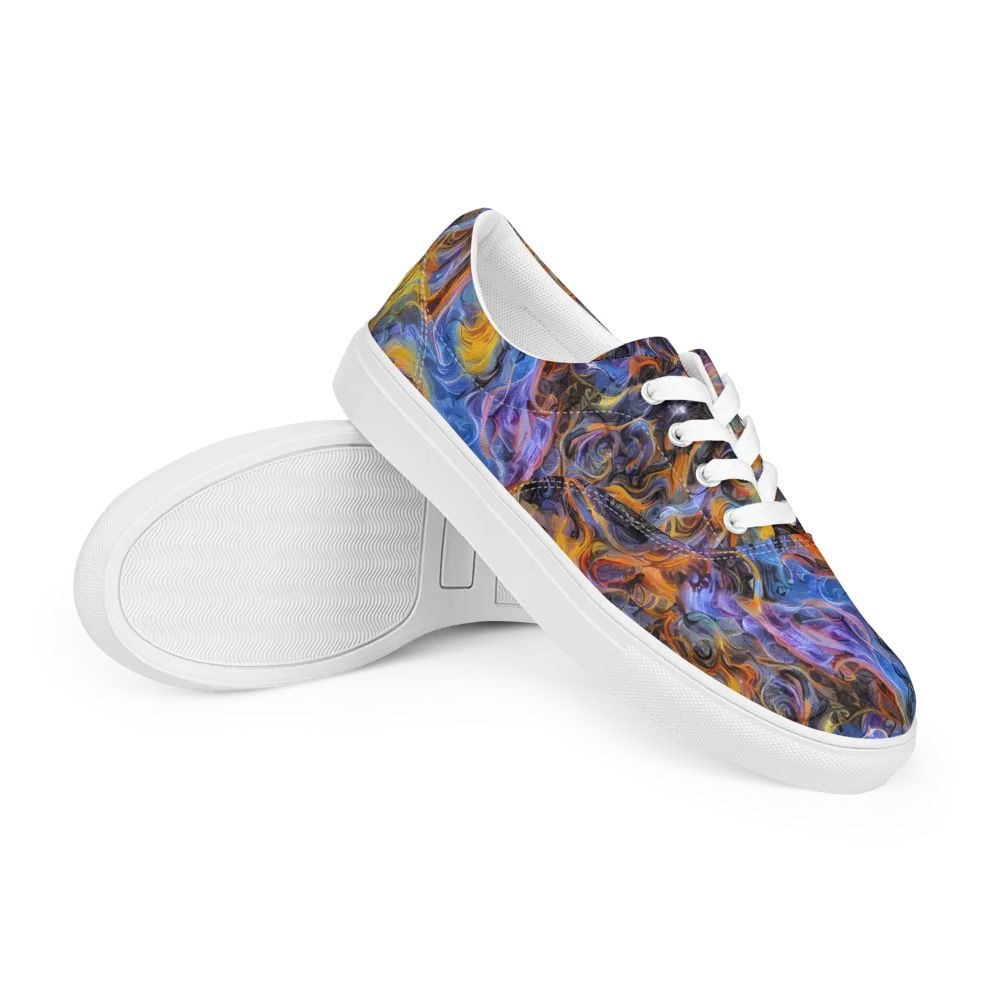Mercury Mirage on Men's Lace-Up Canvas Shoes — Right Front