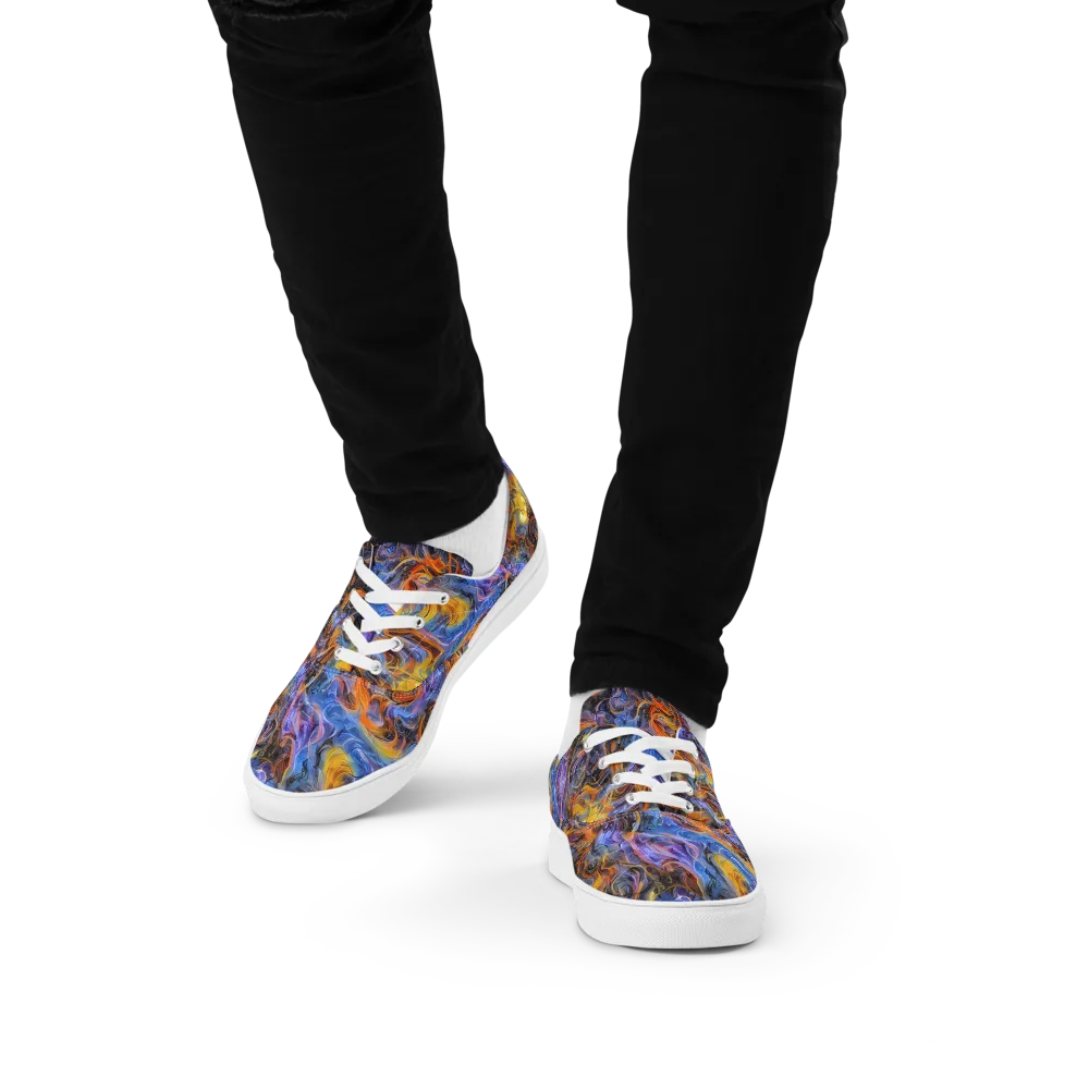 Mercury Mirage on Men's Lace-Up Canvas Shoes — Front
