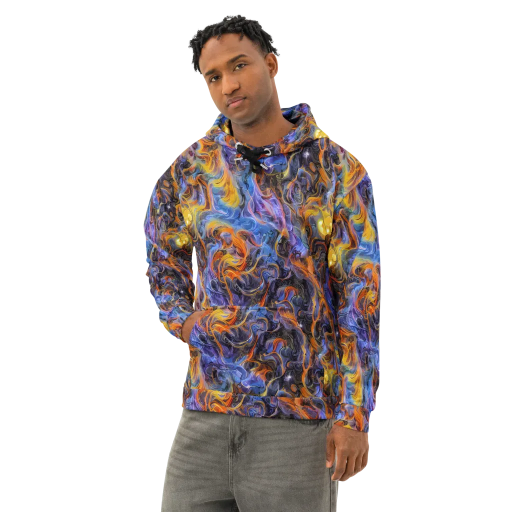 Mercury Mirage on Cotton Hoodie — Left Front