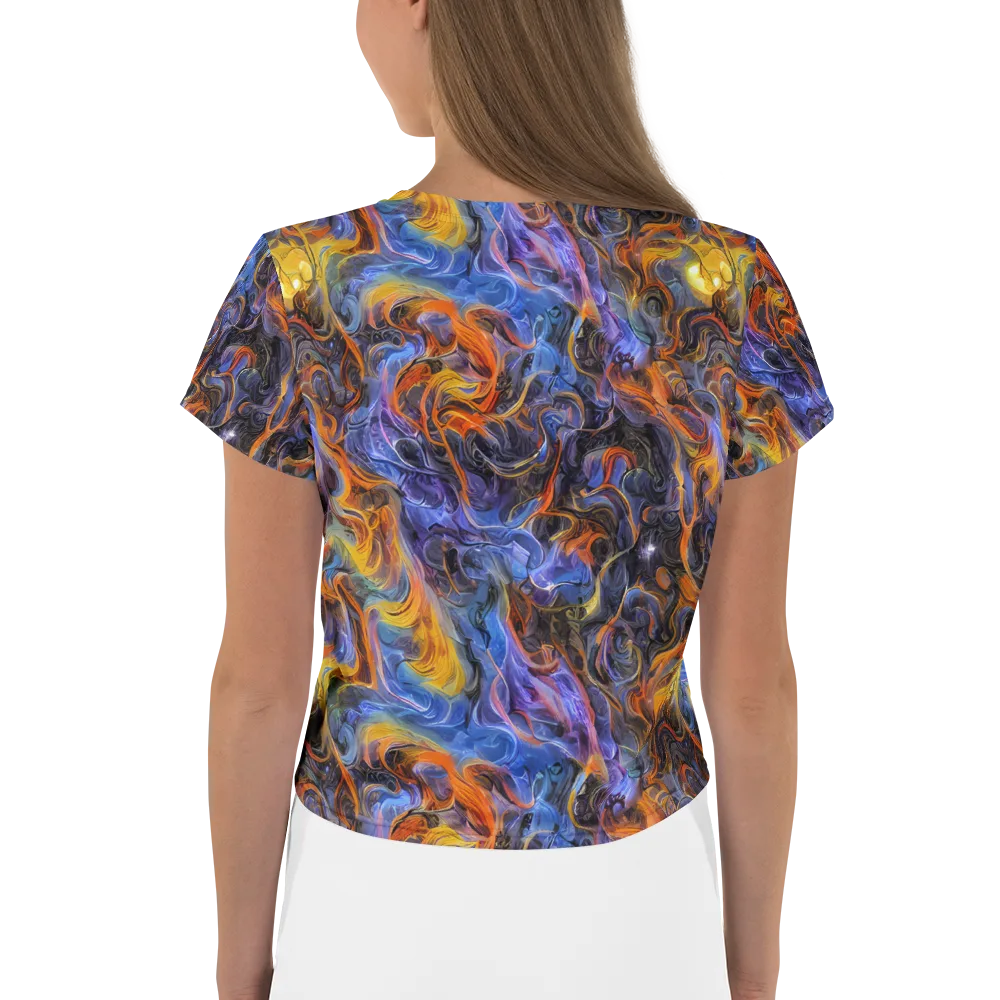 Mercury Mirage on Crop Tee — Back