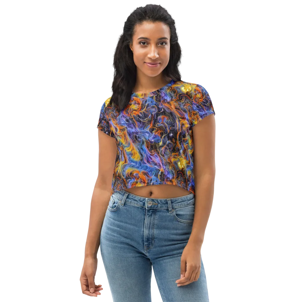 Mercury Mirage on Crop Tee — Front