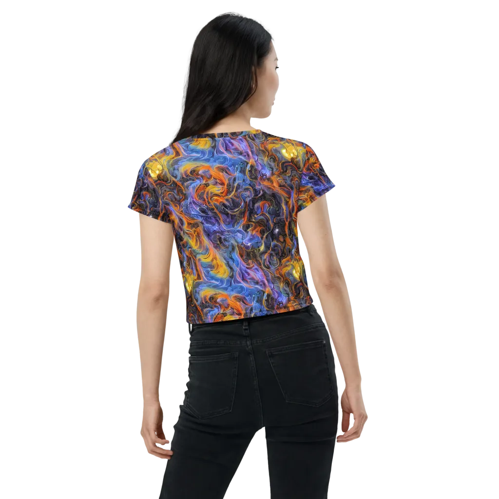 Mercury Mirage on Crop Tee — Back