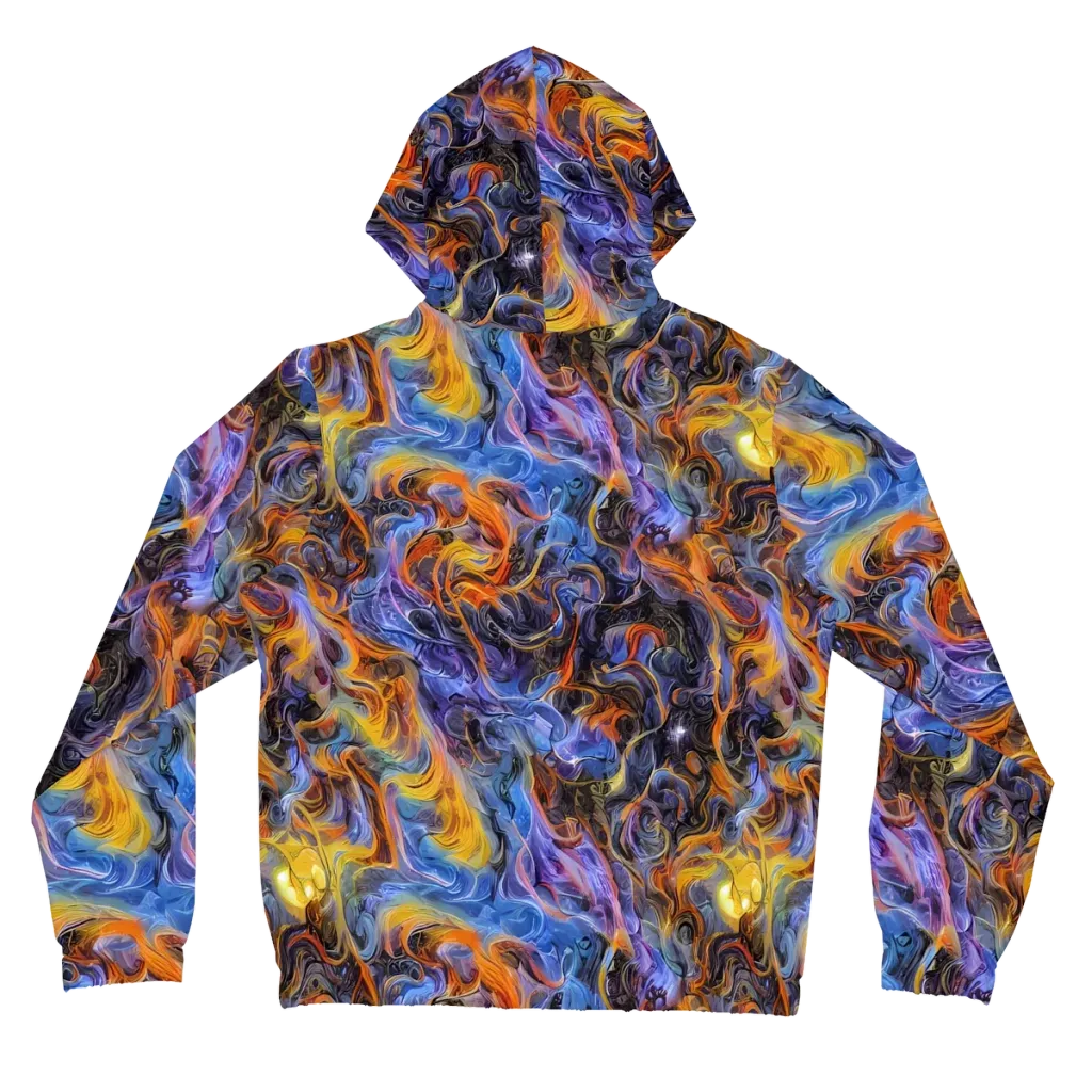Mercury Mirage on Women's Full-Zip Hoodie — Back