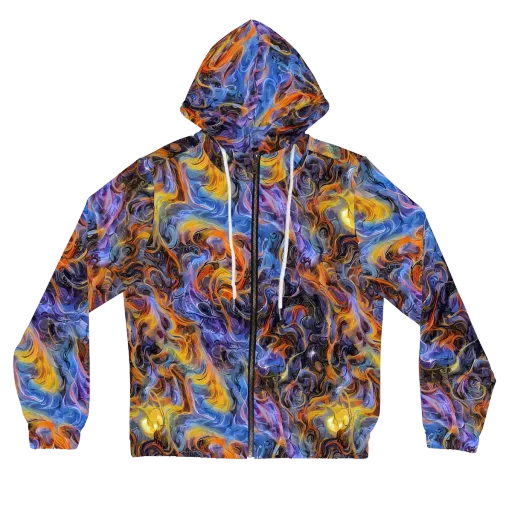 Mercury Mirage on a Women's Full-Zip Hoodie