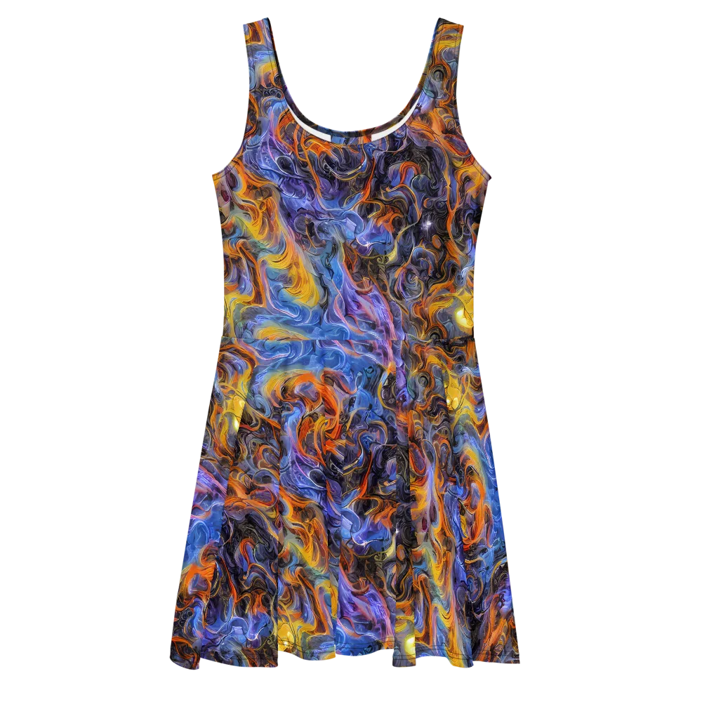 Mercury Mirage on Skater Dress — Front