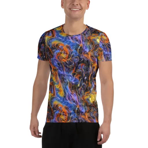 Mercury Mirage on a Men's Athletic T-Shirt