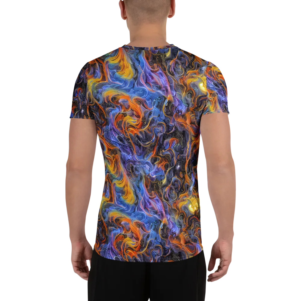 Mercury Mirage on Men's Athletic T-Shirt — Back