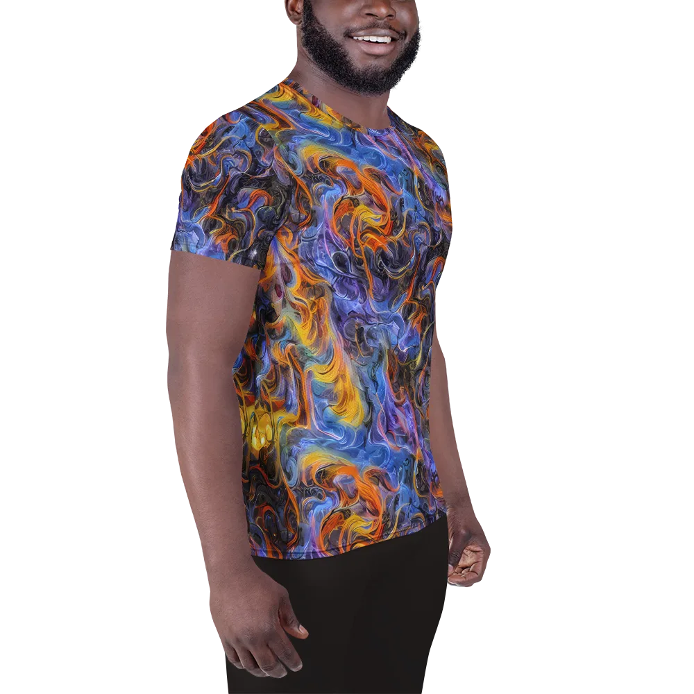 Mercury Mirage on Men's Athletic T-Shirt — Right