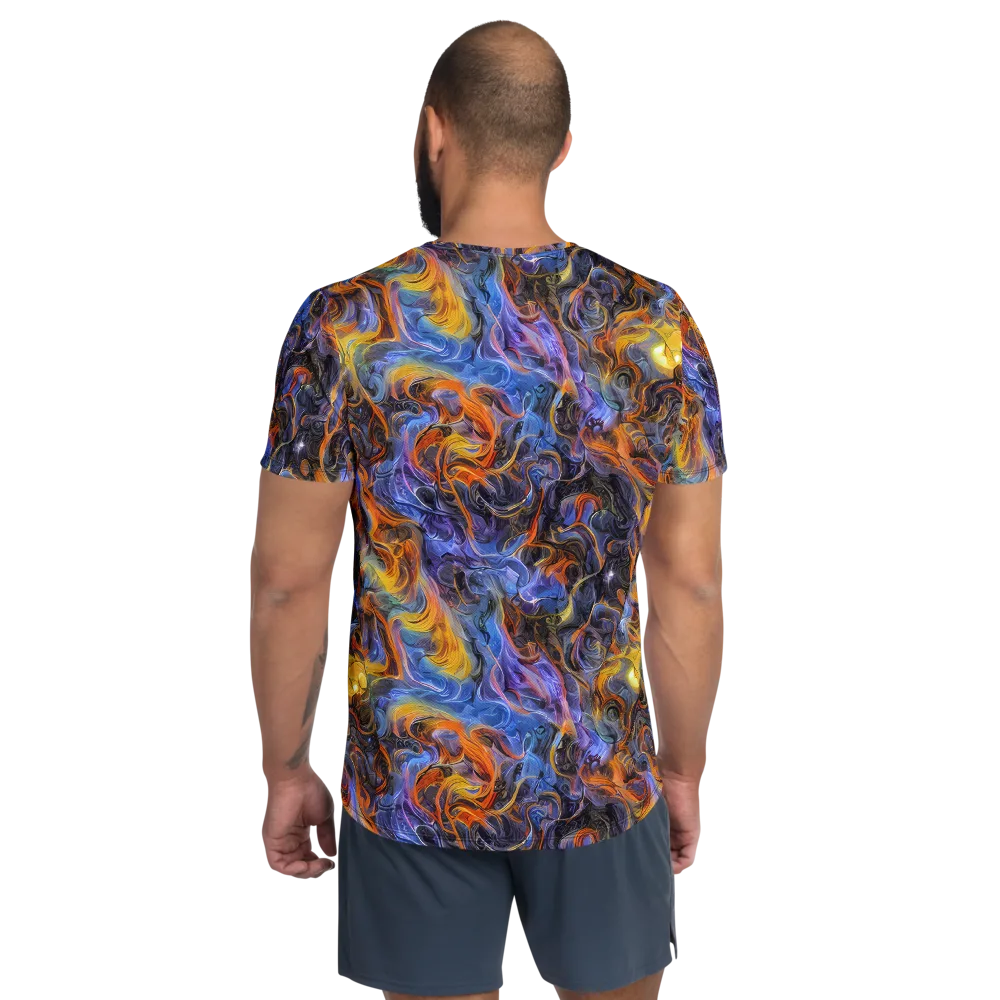 Mercury Mirage on Men's Athletic T-Shirt — Back