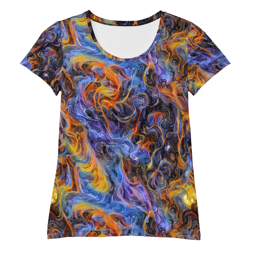 Mercury Mirage on Women's Athletic T-Shirt — Front