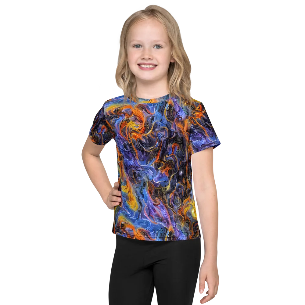 Mercury Mirage on Kids Crew Neck T-Shirt — Front