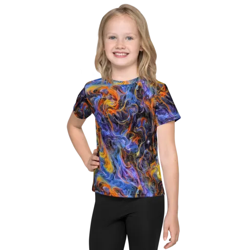 Mercury Mirage on a Kids Crew Neck T-Shirt