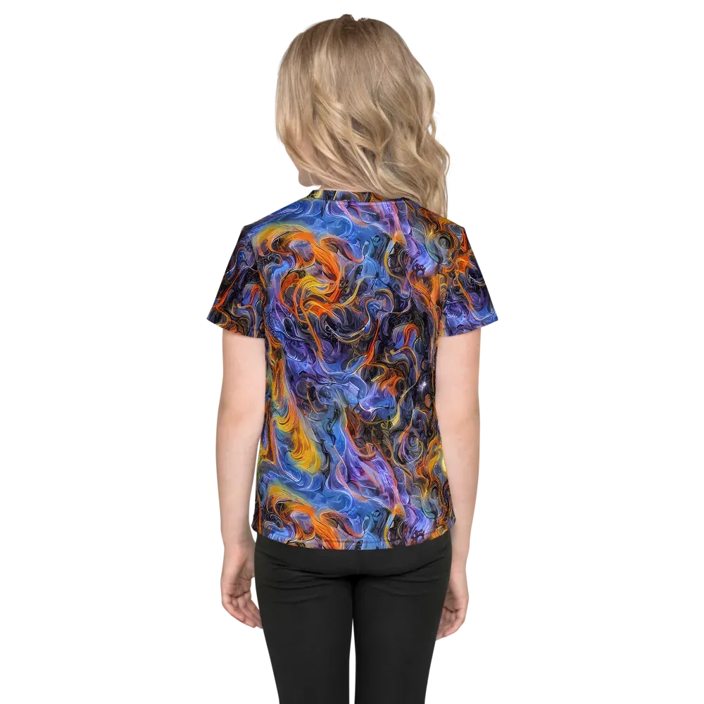 Mercury Mirage on Kids Crew Neck T-Shirt — Back