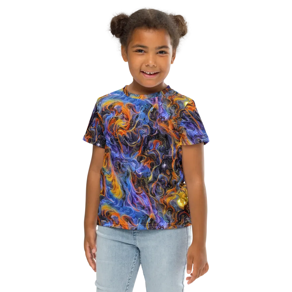 Mercury Mirage on Kids Crew Neck T-Shirt — Front