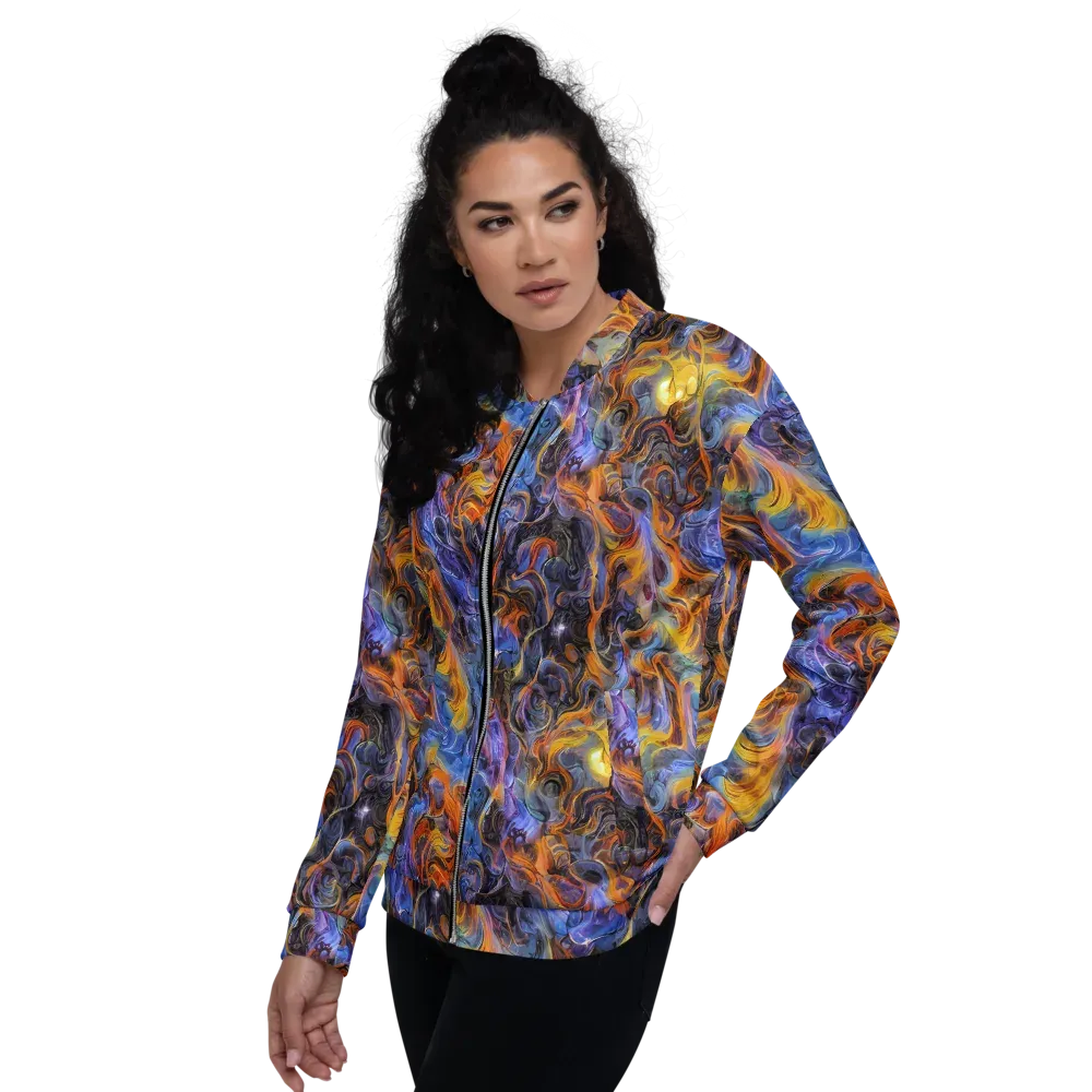 Mercury Mirage on Bomber Jacket — Left
