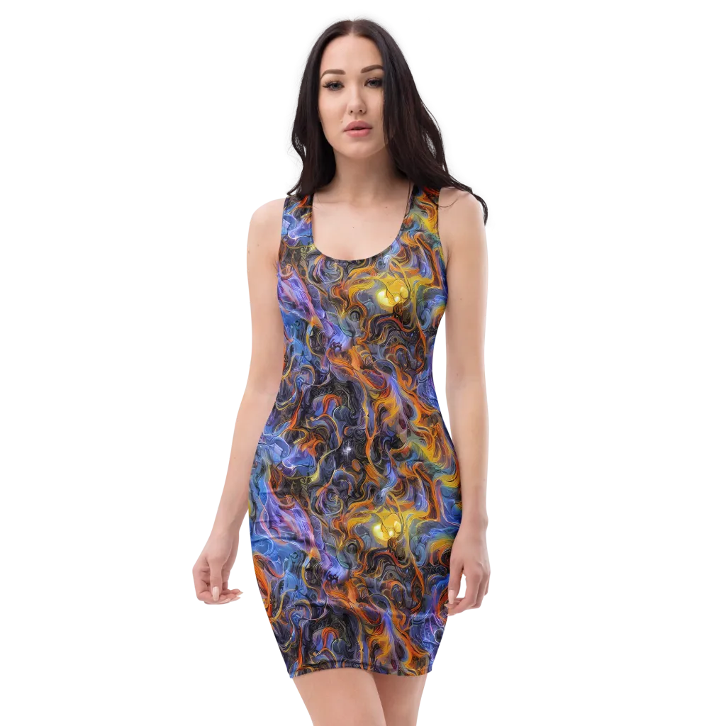 Mercury Mirage on Bodycon Dress — Front
