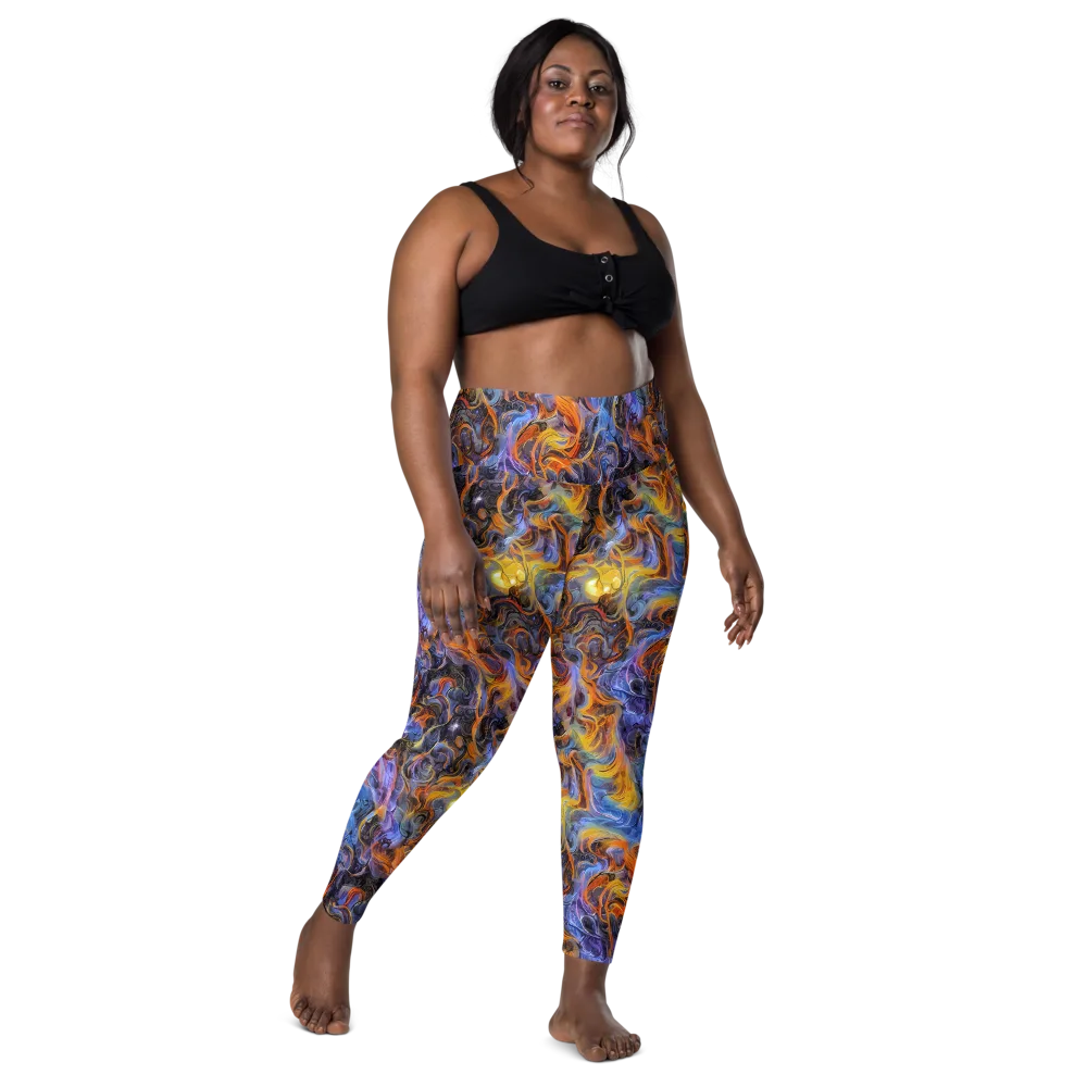 Mercury Mirage on Leggings with Pockets — Front