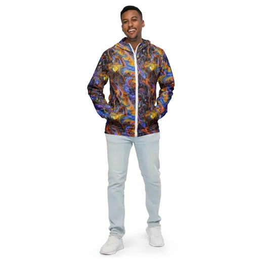 Mercury Mirage on a Men's Windbreaker