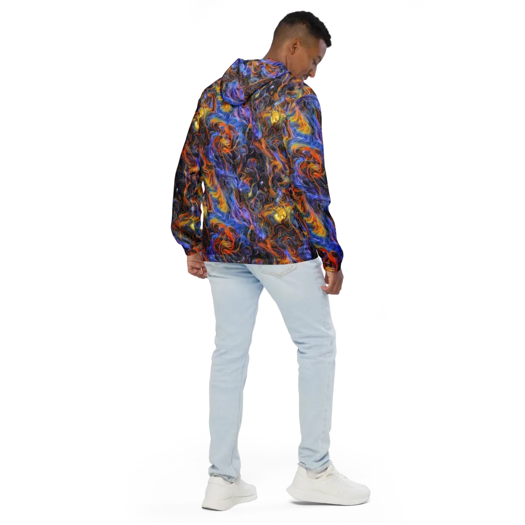 Mercury Mirage on Men's Windbreaker — Back