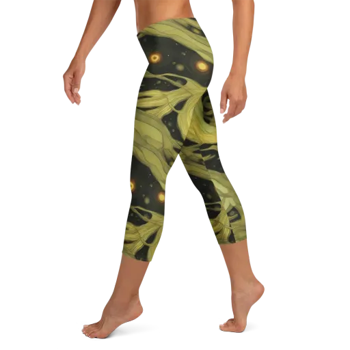 Whispered Breeze on a Capri Leggings
