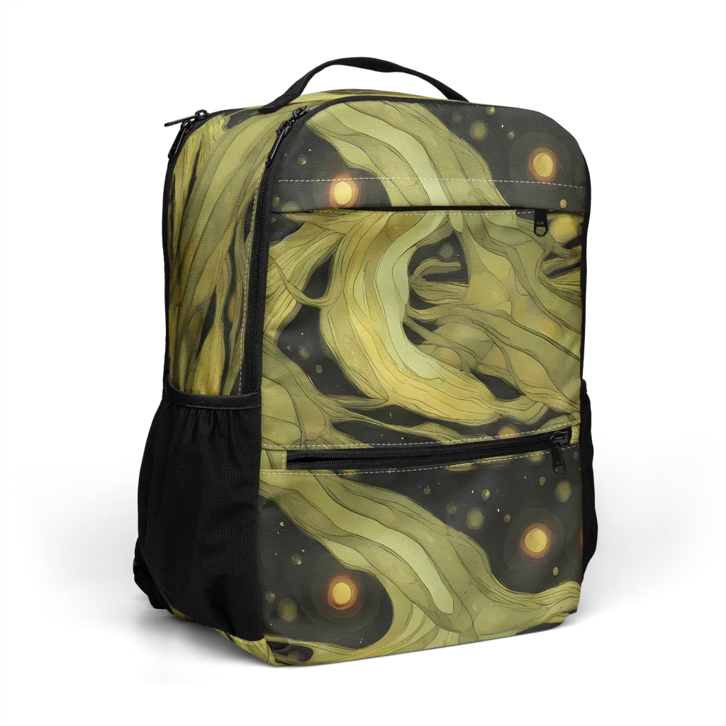 Whispered Breeze on Utility Backpack — Right Front