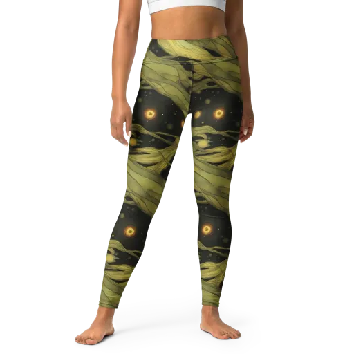 Whispered Breeze on a Yoga Leggings
