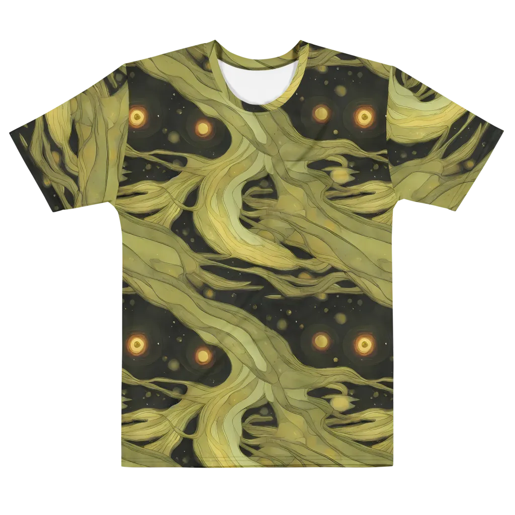 Whispered Breeze on Men's Cotton Crew Neck T-Shirt — Front