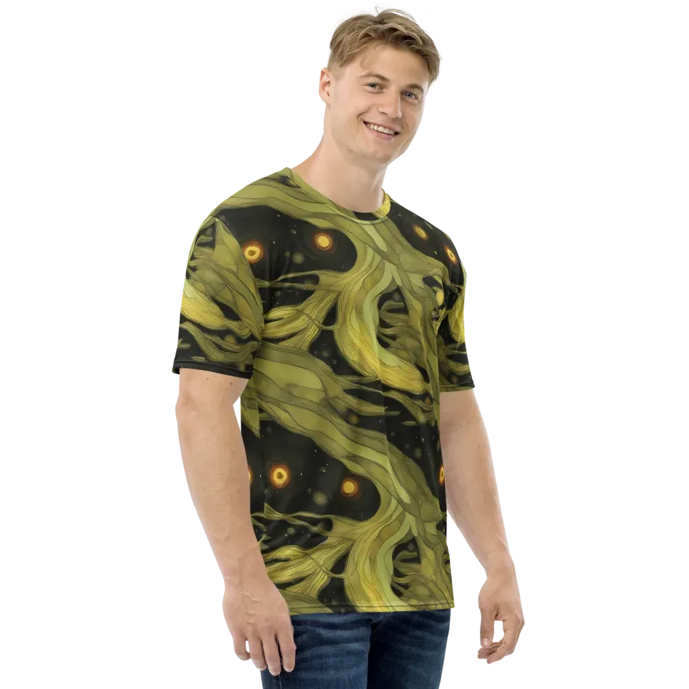 Whispered Breeze on Men's Crew Neck T-Shirt — Right