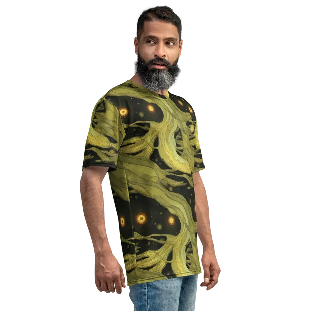 Whispered Breeze on Men's Crew Neck T-Shirt — Right