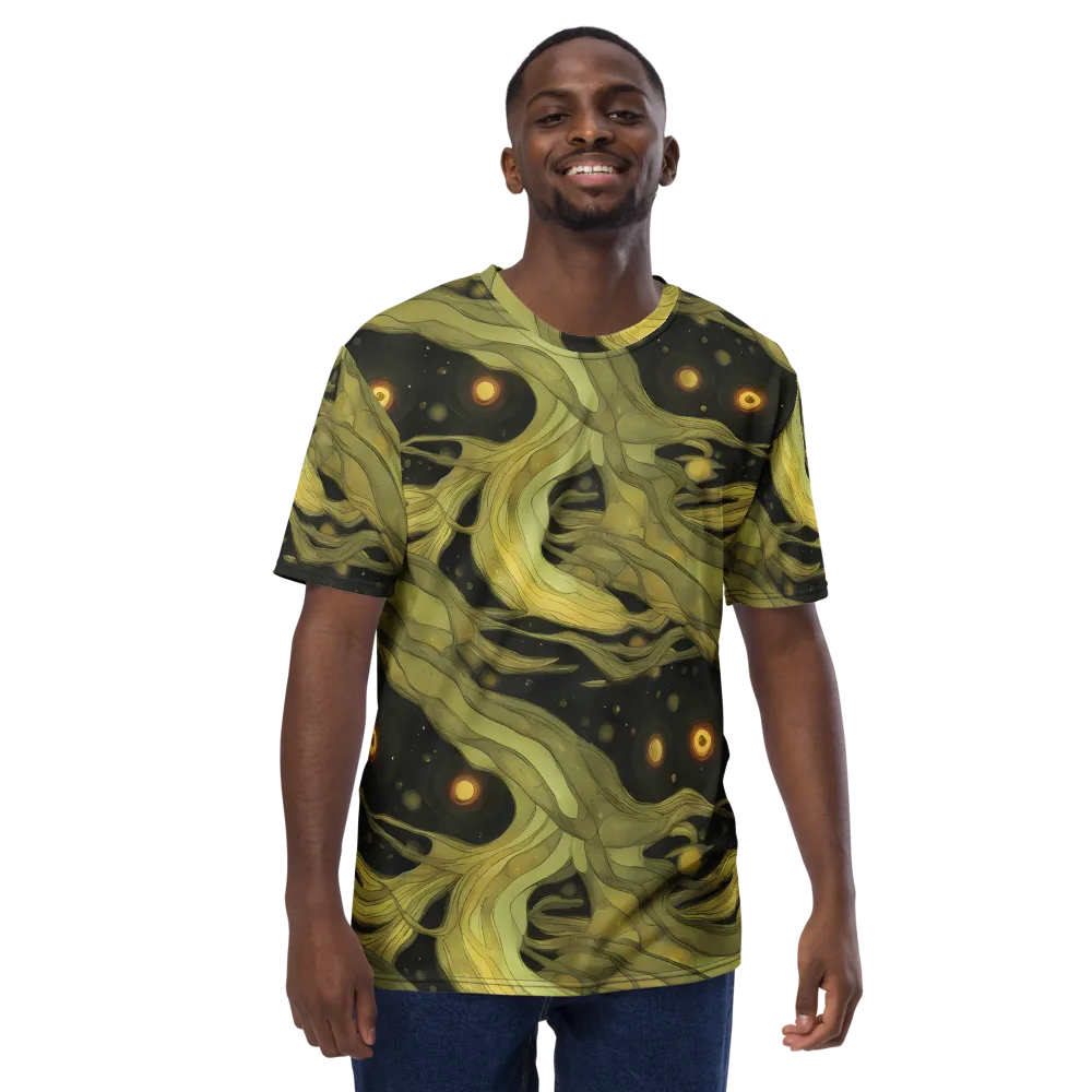 Whispered Breeze on Men's Crew Neck T-Shirt — Front