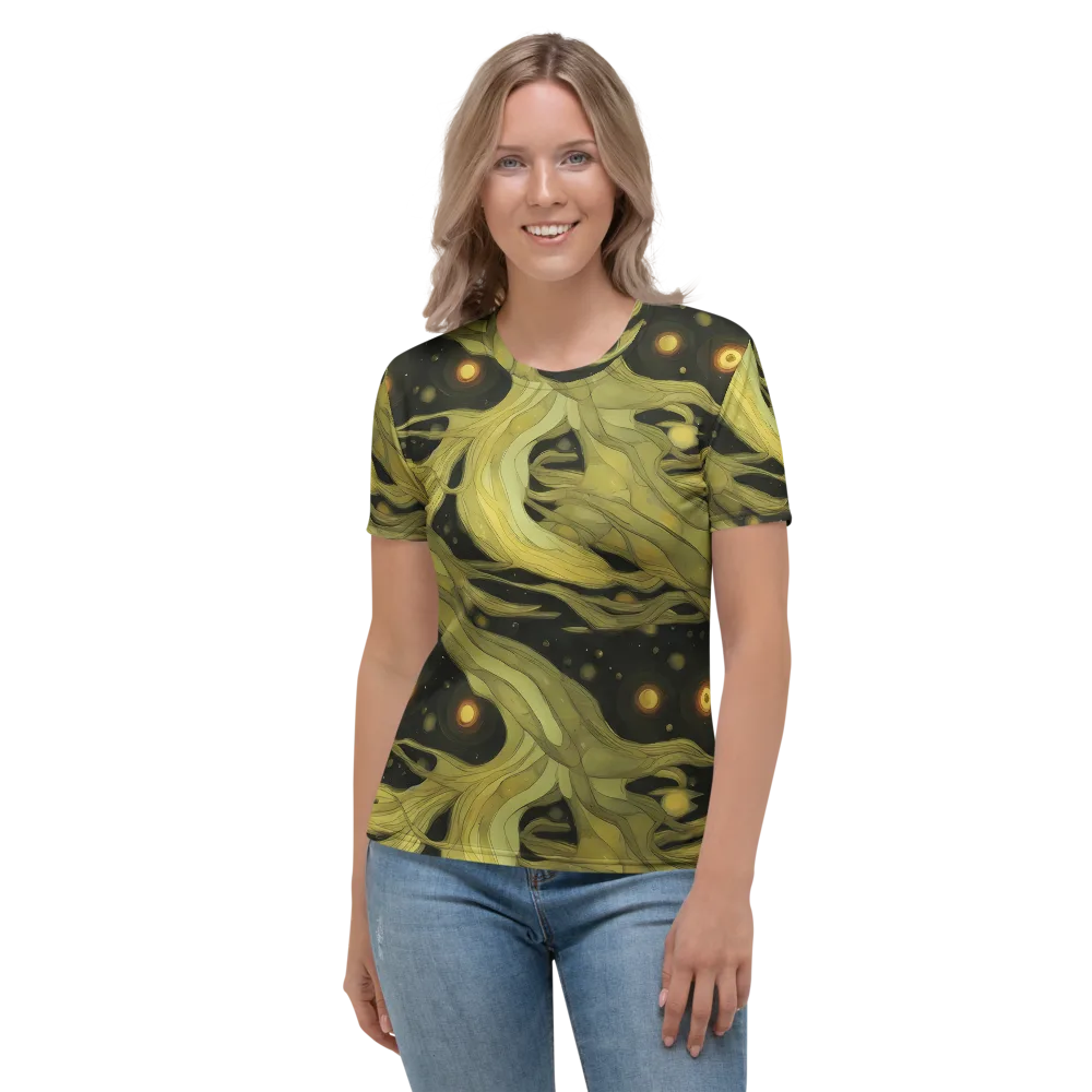 Whispered Breeze on Women's Crew Neck T-Shirt — Front