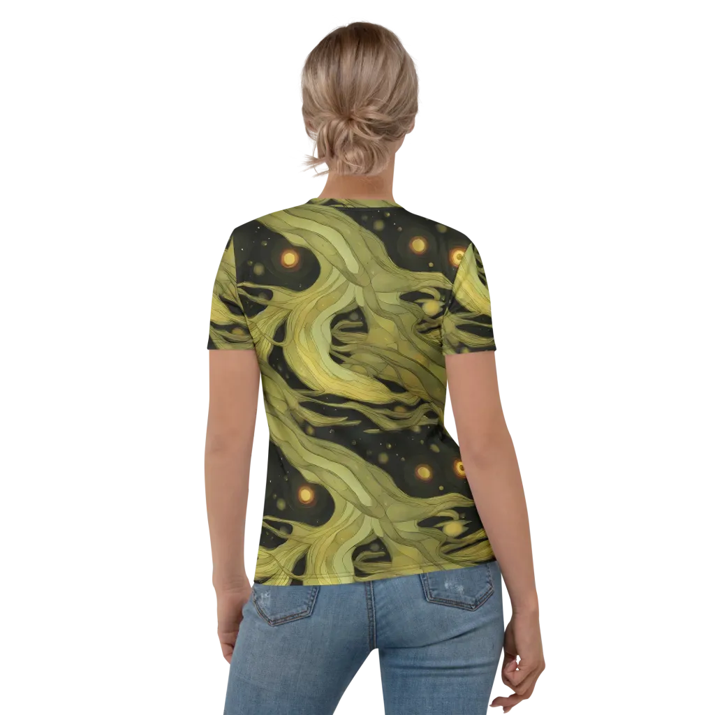 Whispered Breeze on Women's Crew Neck T-Shirt — Back