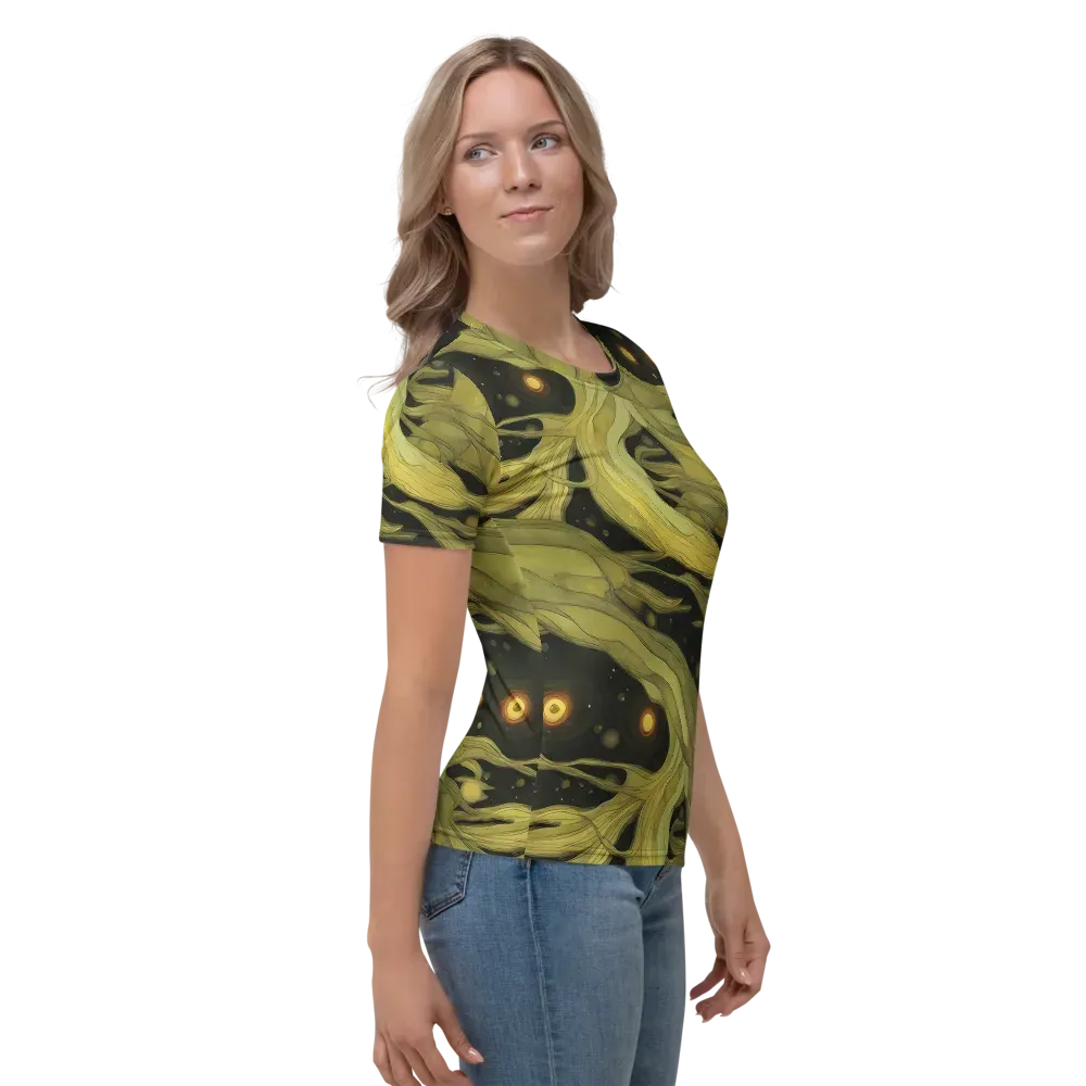 Whispered Breeze on Women's Crew Neck T-Shirt — Right