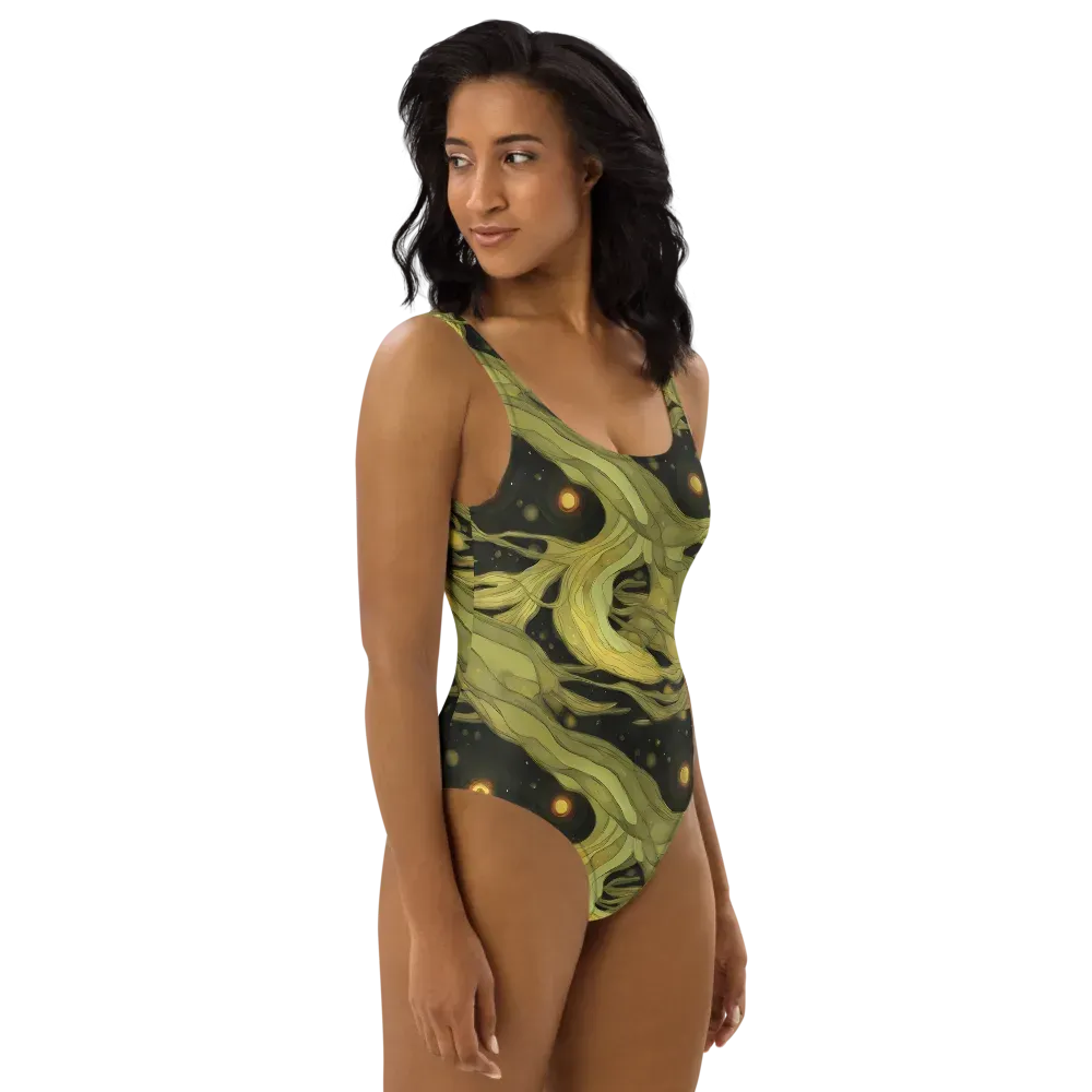 Whispered Breeze on One-Piece Swimsuit — Right