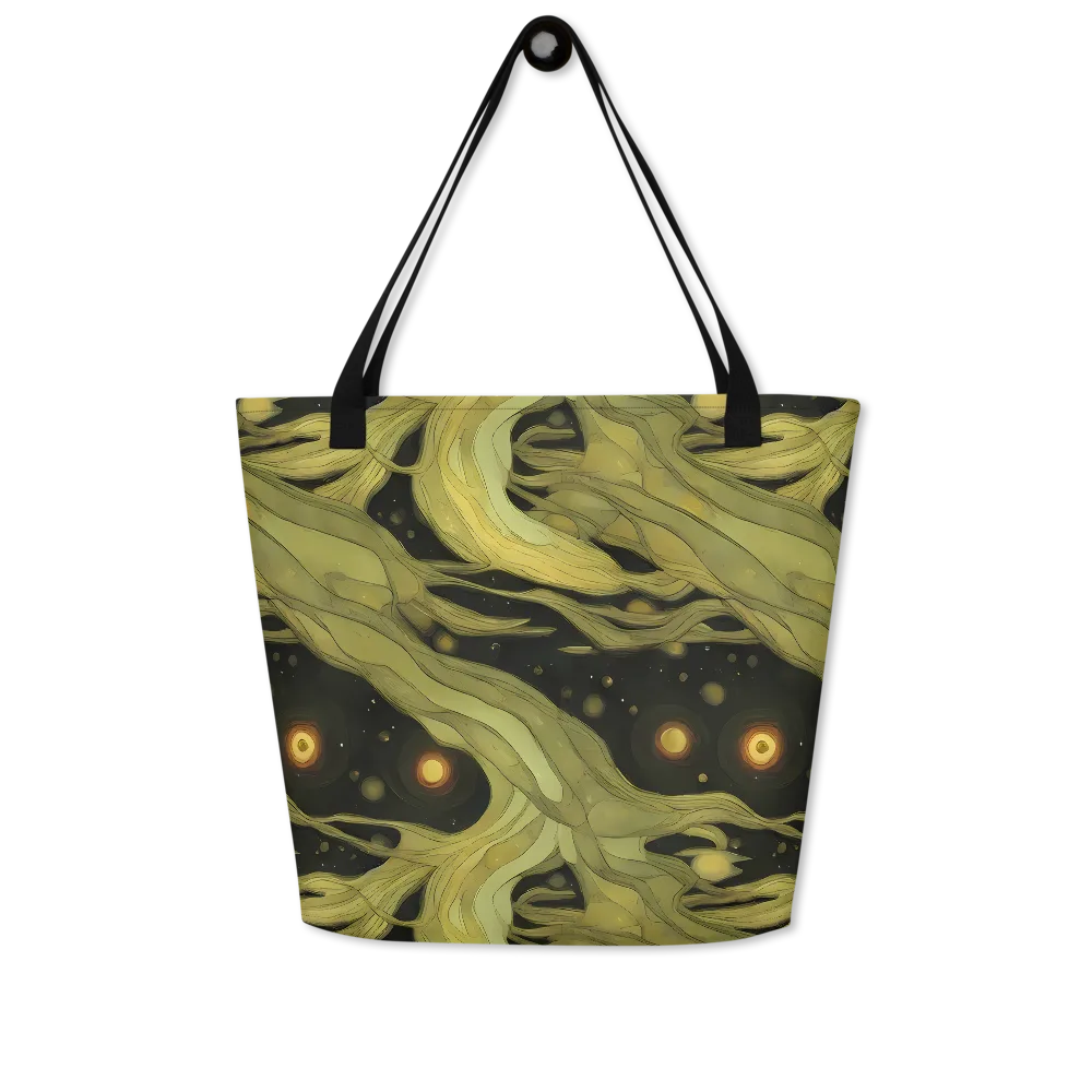 Whispered Breeze on Large Tote Bag W/ Pocket — Front