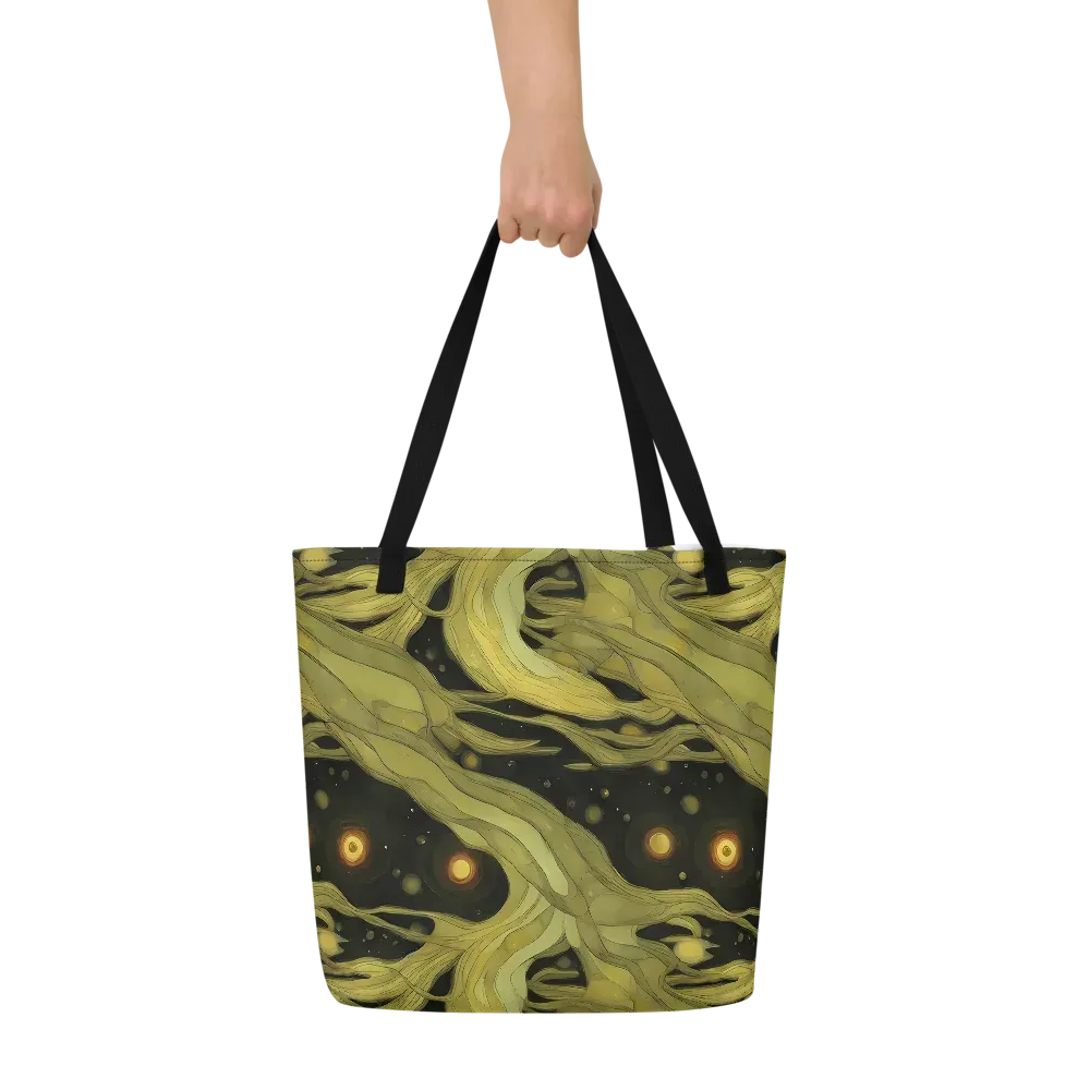 Whispered Breeze on Large Tote Bag W/ Pocket — Front
