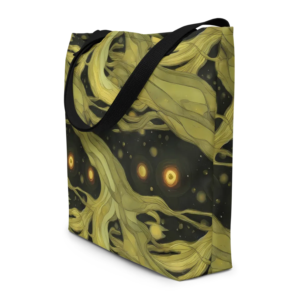 Whispered Breeze on Large Tote Bag W/ Pocket — Front