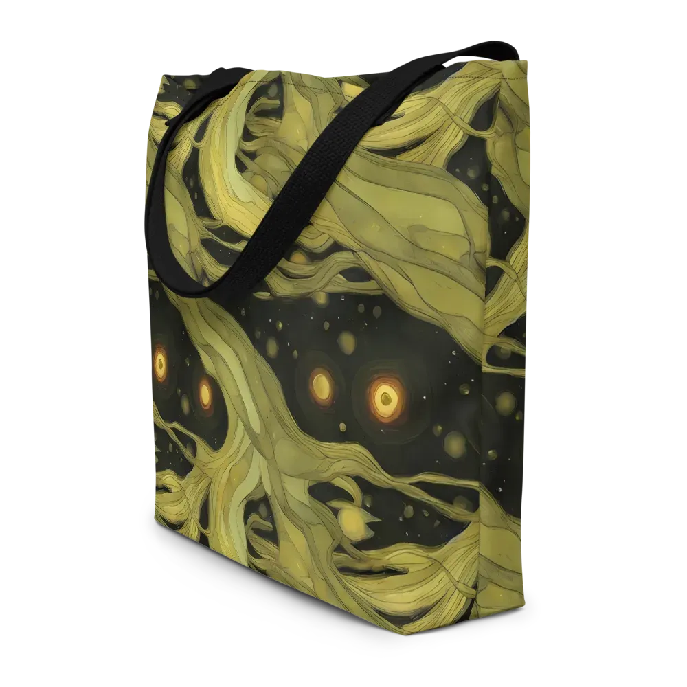 Whispered Breeze on Large Tote Bag W/ Pocket — Front
