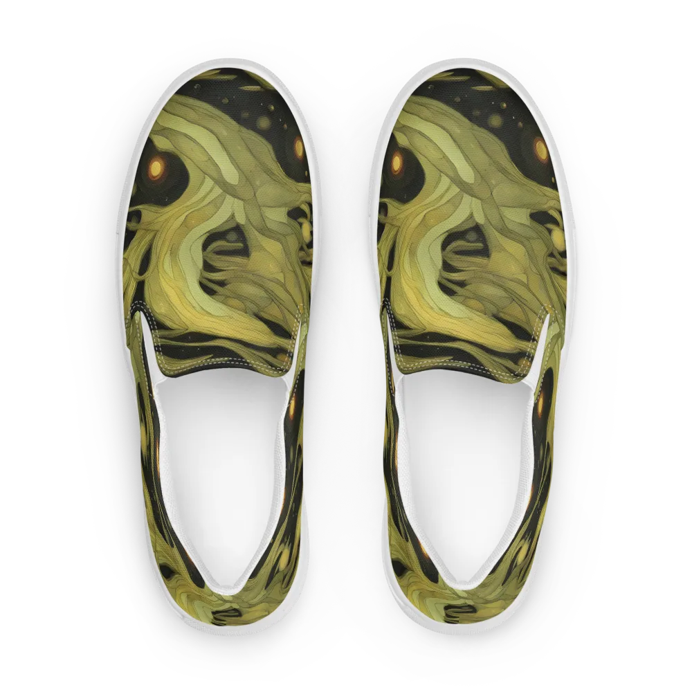 Whispered Breeze on Women's Slip-On Canvas Shoes — Front