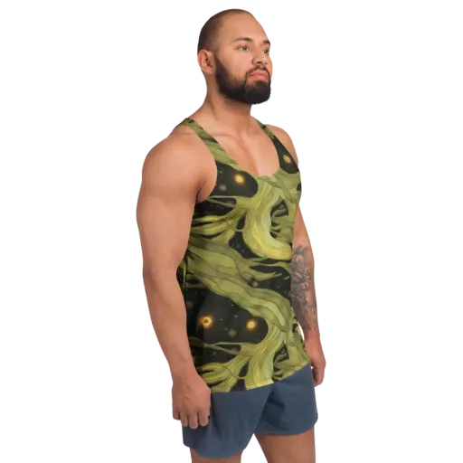 Whispered Breeze on a Men's Tank Top