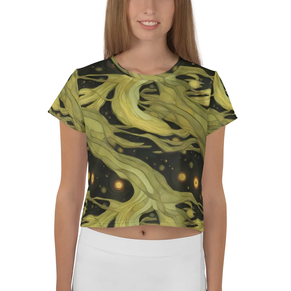 Whispered Breeze on Crop Tee — Front