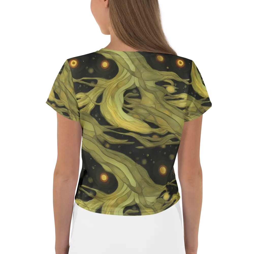 Whispered Breeze on Crop Tee — Back
